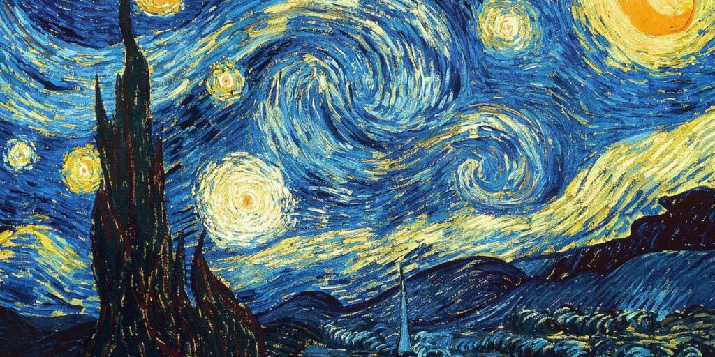 La nuit étoilée de Van Gogh, un exemple illustre du 3e art